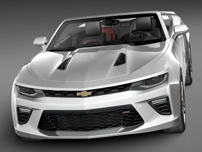 Chevrolet Camaro SS Convertible CG 2016 3D model