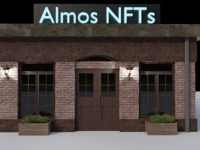 Cafe 3D Model Free 3D model