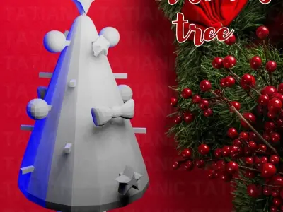 CHRISTMAS TREE assemblable 3D print model
