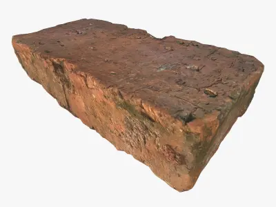 Brick Low-poly 3D model