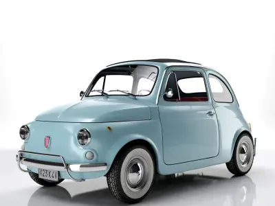Fiat 500 1965 3D model