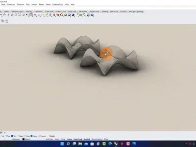 Download Helix Candela Grasshopper Script Rhino 3d Model 3D model