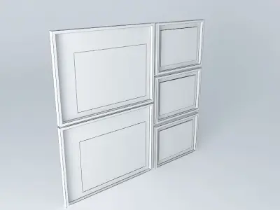 Composition 08 Free 3D model