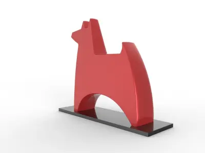 Dog Sculpture 3D model