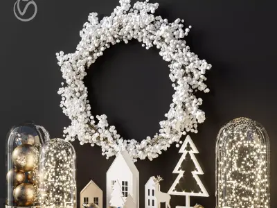 Christmas Decoration Set 3D model order