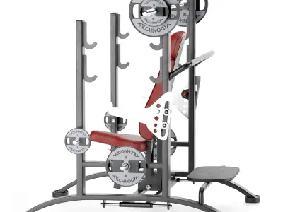 Gym Equipment POWER TOWER  3D model