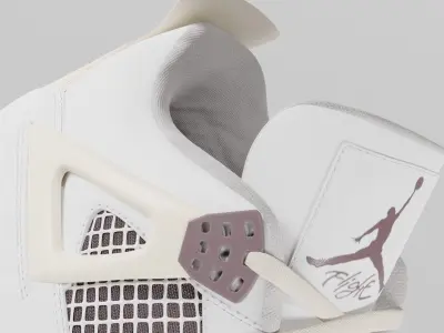 Jordan 4 A Ma Maniere Unreleased  Low-poly 3D model