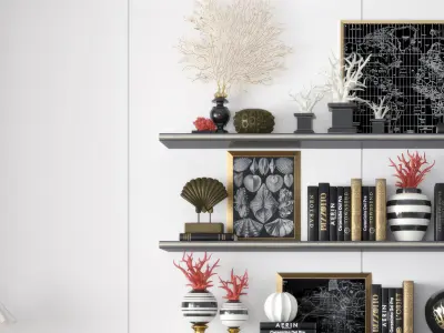 Modern Book Jewelry Decoration 3D model