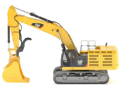CAT 374F L Hydraulic Excavator 3D model