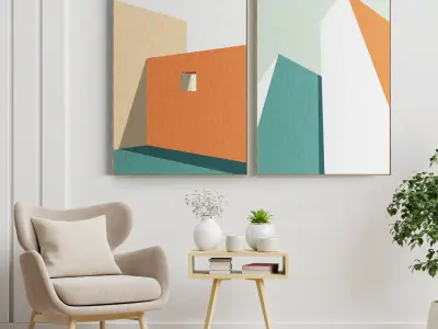 Photo Frame 203 Low-poly 3D model