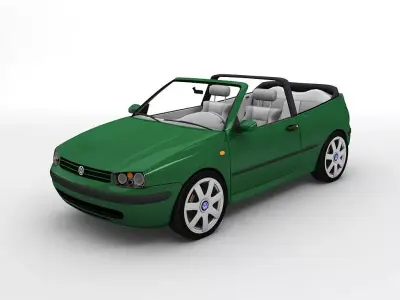 Volkswagen Golf Convertible 3D model