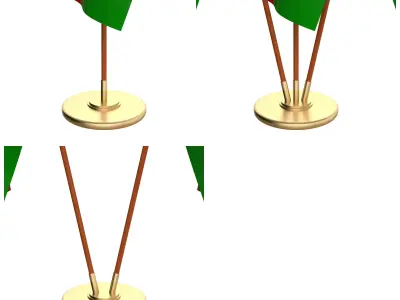 Belarus Flag Pack 3D model