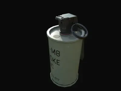 Grenades grenade canister Low-poly 3D model