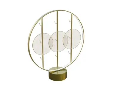 Decorative Stand Hanger  Low-poly 3D model