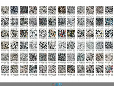 900 Digital illustrations Pattern Collection -Vol1 - 8K Res Texture