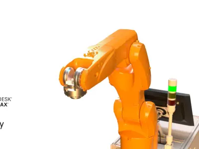 robotic arm 3D model