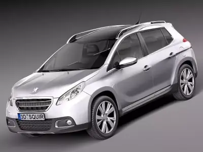 Peugeot 2008 - 2014 3D model