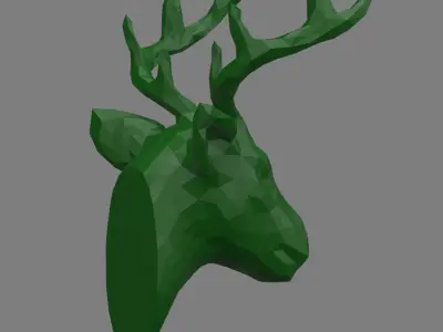 deer head 3D print model get