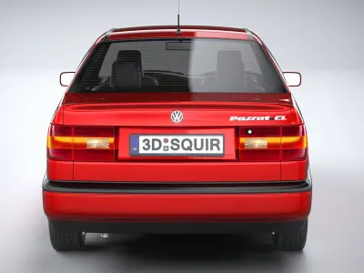 Volkswagen Passat B4 sedan 3D model