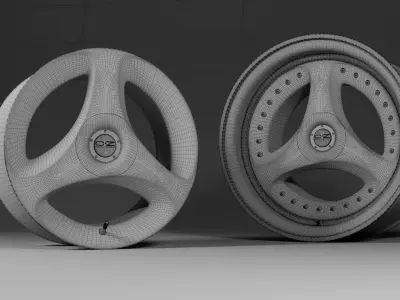 OZ Racing 3 Star  3D model