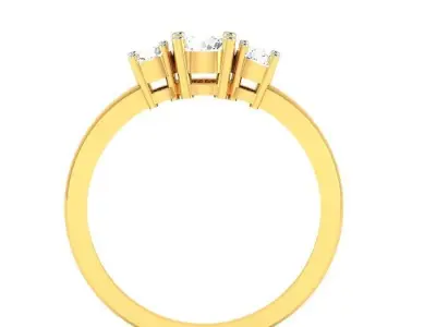 Women Engagement Ring 3dm STL FBX OBJ Render 3D print model