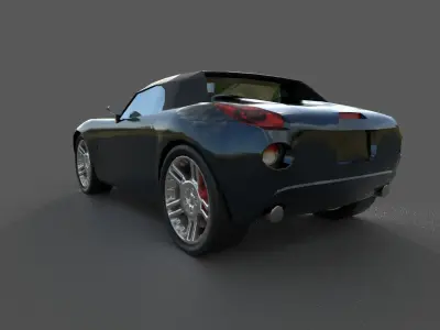 SOLSTICE ROADSTER REPLICA Low-poly 3D model
