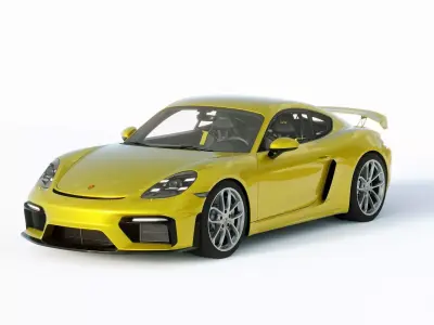 Porsche 718 Cayman GT4 2020 3D model