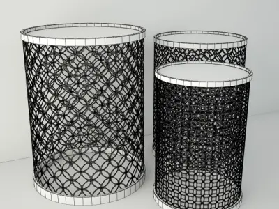 Decorative Table Set 3D model