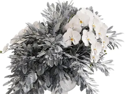 Flower In Vase  43 3D model