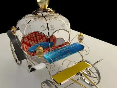 Chinese carriage 3D model