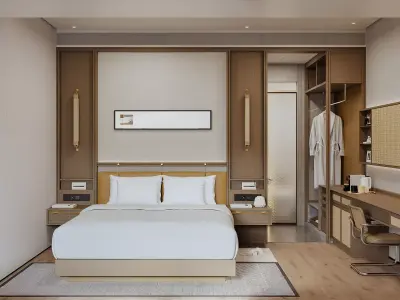 hotel bedroom interior  26 3D model
