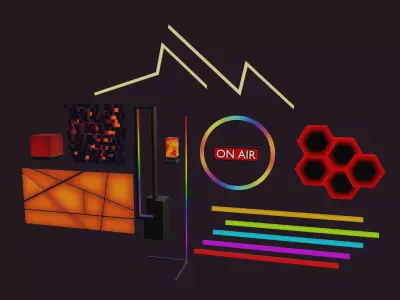 Lighting rgb decoration lamp collection pack