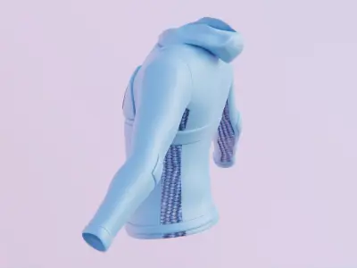 Scifi Cyberpunk Style Jacket Free low-poly 3D model