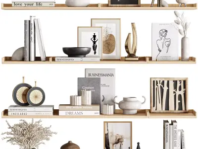 Decorative set43 3D model