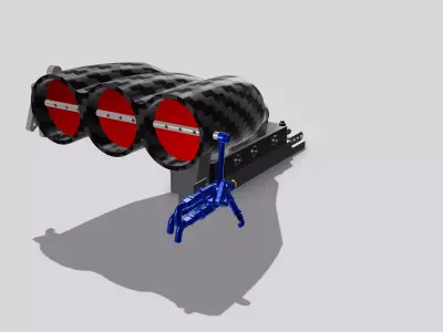 FUNNY CAR Supercharger Mechanical Injected Hat 3D print model