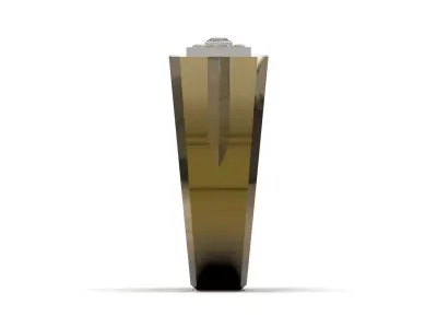 Luxury men cad stl printable ring model mr0338 3D print model