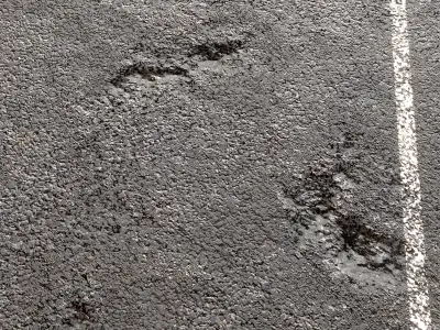asphalt 25 png pbr seamless 4k 3D model
