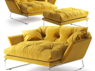 New York Suite Armchair Free trial model Free 3D model