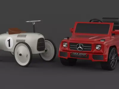 Baby Toy Cars 3D model