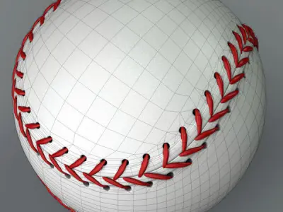 Baseball Ball 3D model