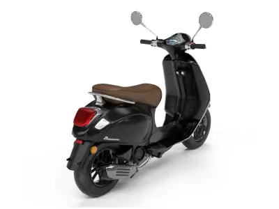 Vespa Low-poly 3D model