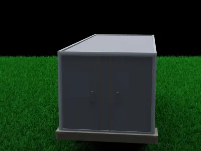 TRUCK Low-poly 3D model