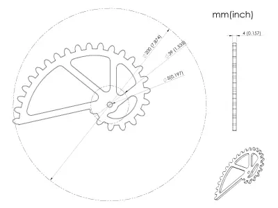 Nautilus Gear Suport Free 3D print model