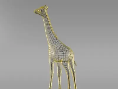Giraffe Low-poly 3D model