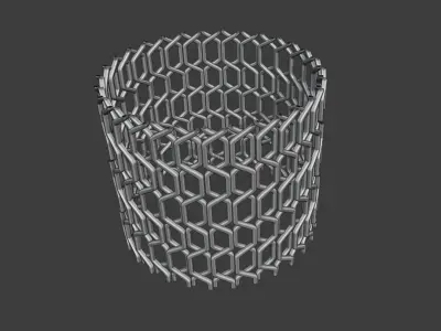 Decorative lanterns 3D model