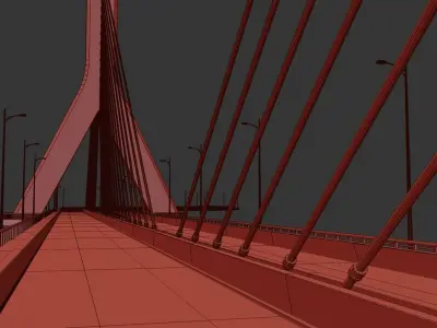 Nile Bridge 3D model
