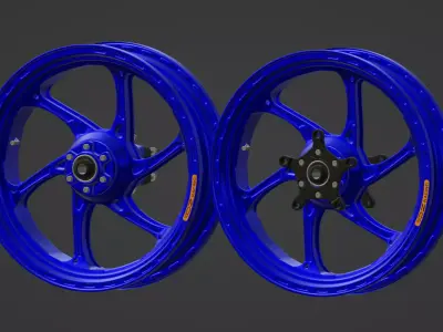 OZ Tire Racing Low-poly 3D model