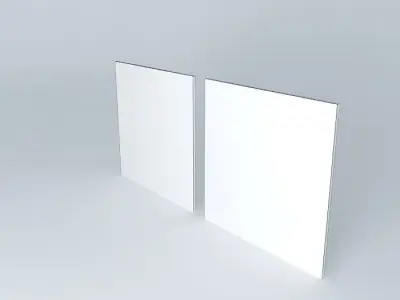 Roberta Dacosta Acrylic on two screens  Free 3D model