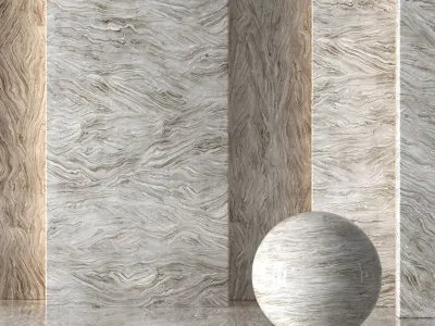4 Marble 8K-Seamless - Tileable-DrCG No 80 3D model