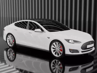 Tesla Model S car 3D model